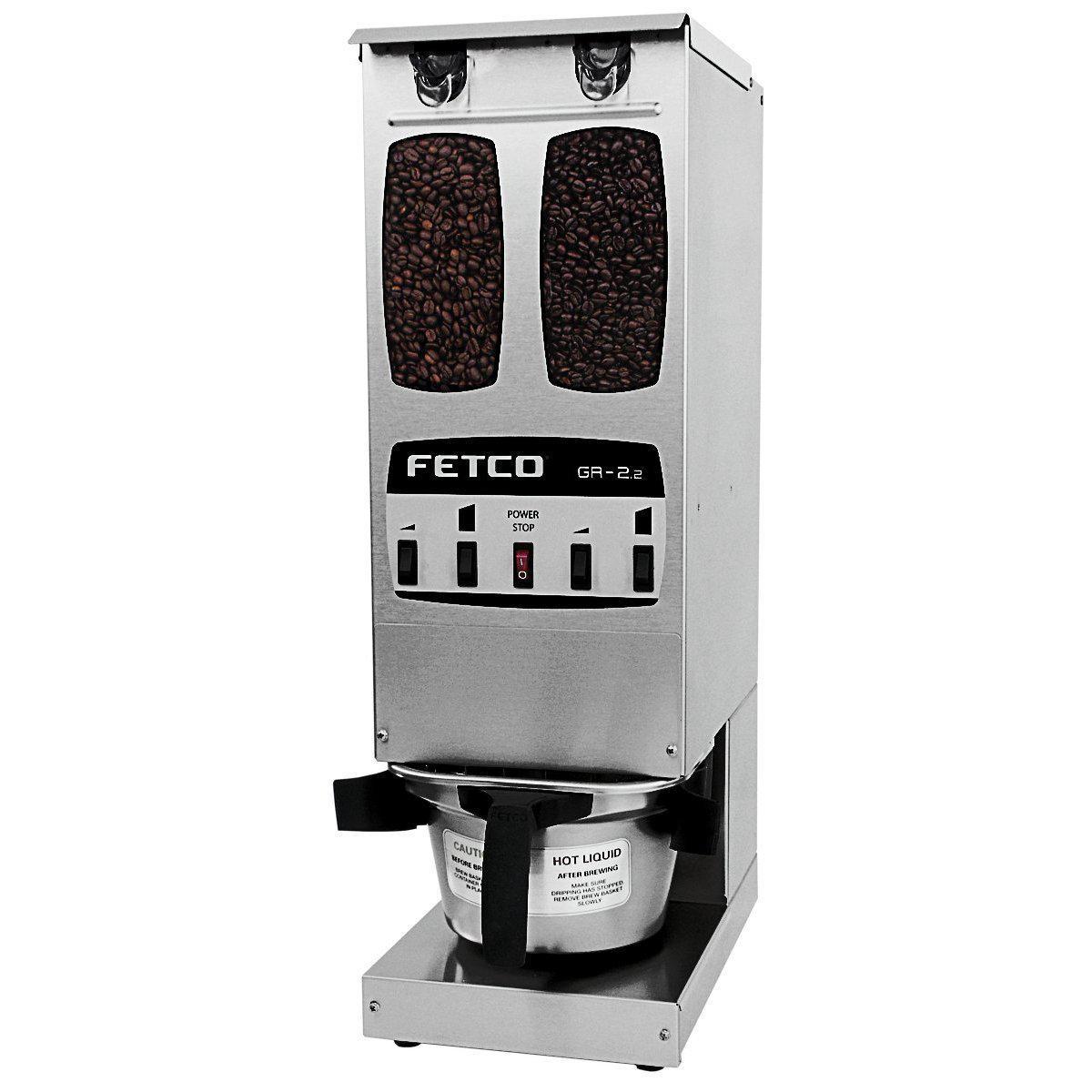 Fetco GR 2.2 Dual Hopper Commercial Coffee Grinder G02012 - Perfect for Cafes, Restaurants & Coffee Shops