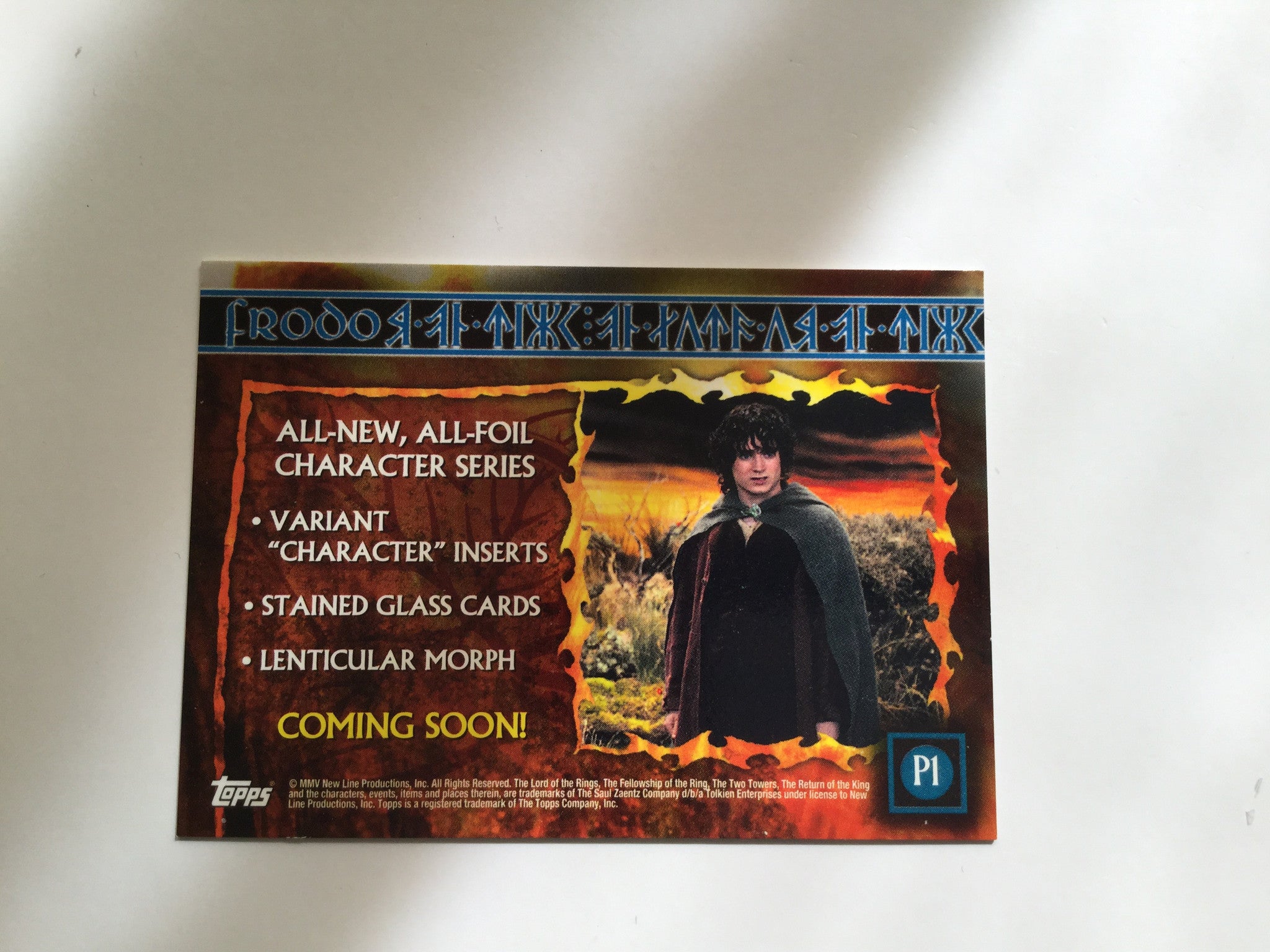 Rare Lord of the Rings Foil Promo Trading Card - Collectible Fantasy Game Card for MTG, Magic The Gathering & Card Game Enthusiasts