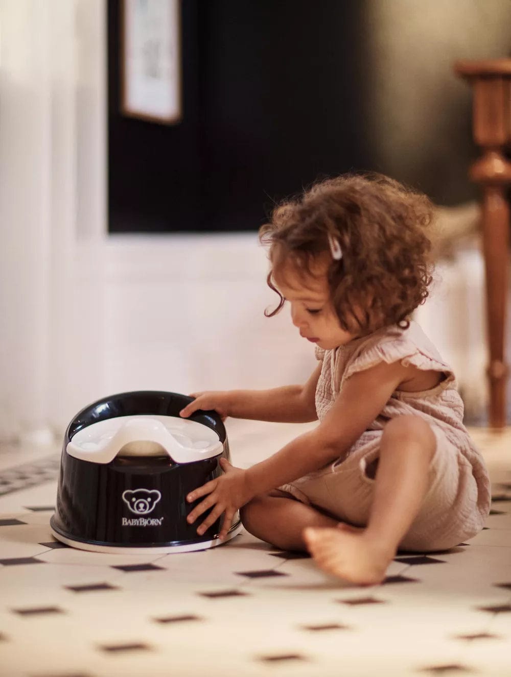 Baby Bjorn Smart Potty - Toddler Training Toilet Seat with Splash Guard | Easy Clean & Portable for Home & Travel Use | Perfect for Potty Training Boys & Girls