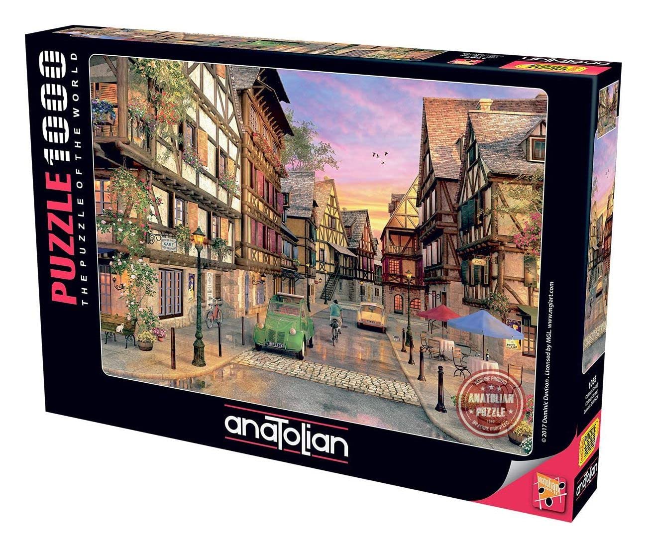 Anatolian Puzzle - Colmar Street, 1000 Piece Jigsaw Puzzle for Adults & Teens (#1055) | Perfect for Family Game Night & Stress Relief