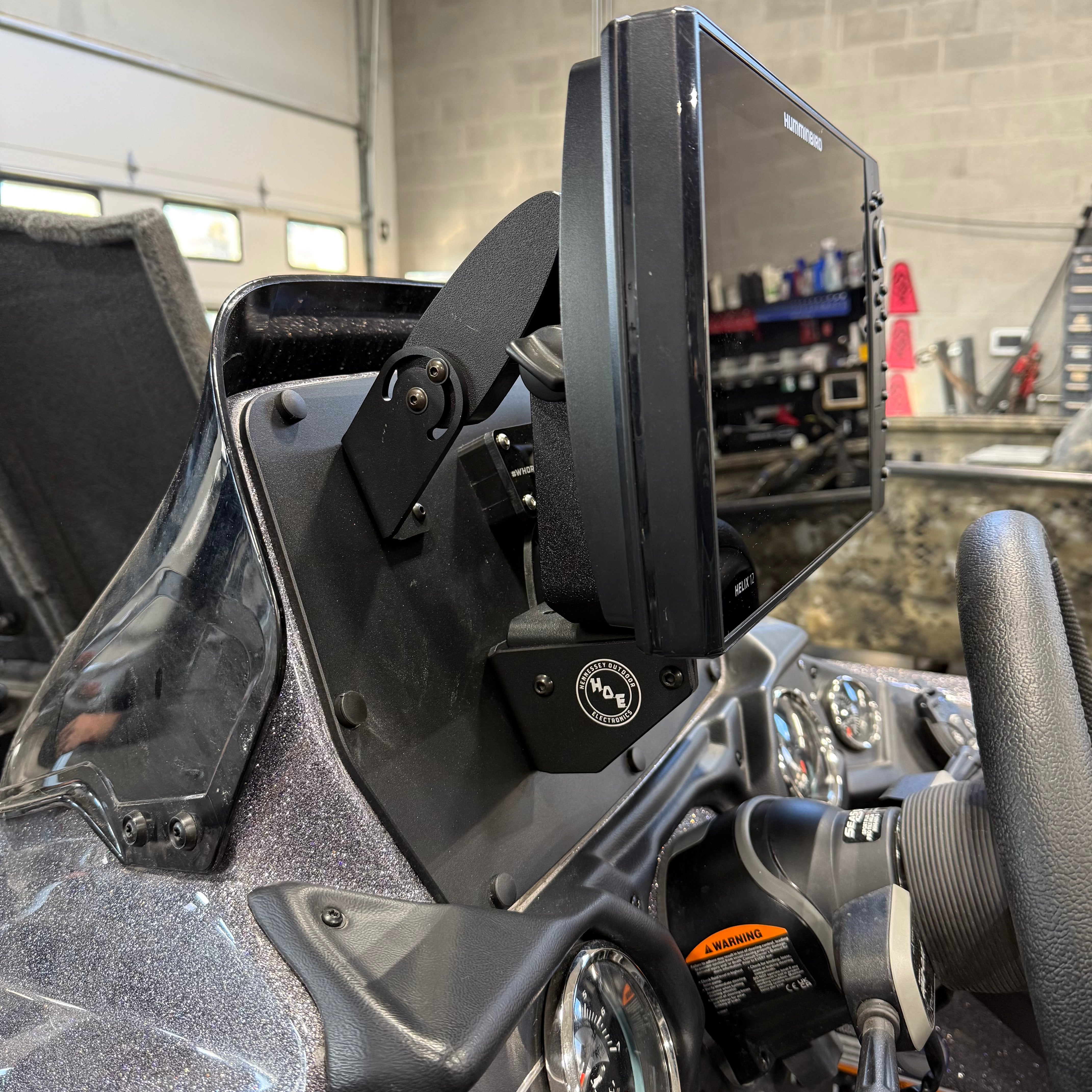 H.O.E. Single Console Mount System for Skeeter FXR/ZXR Series (2020-2021 Models) - Perfect for Bass Boat Fishing & Marine Navigation Upgrades