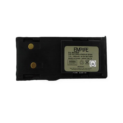 Empire 2-Way Radio Ni-MH Replacement Batteries (7.5V 1650mAh) - Compatible with Motorola HNN9628B & WPNN4040 - 2-Pack for Walkie Talkies - Perfect for Construction, Security & Outdoor Adventures