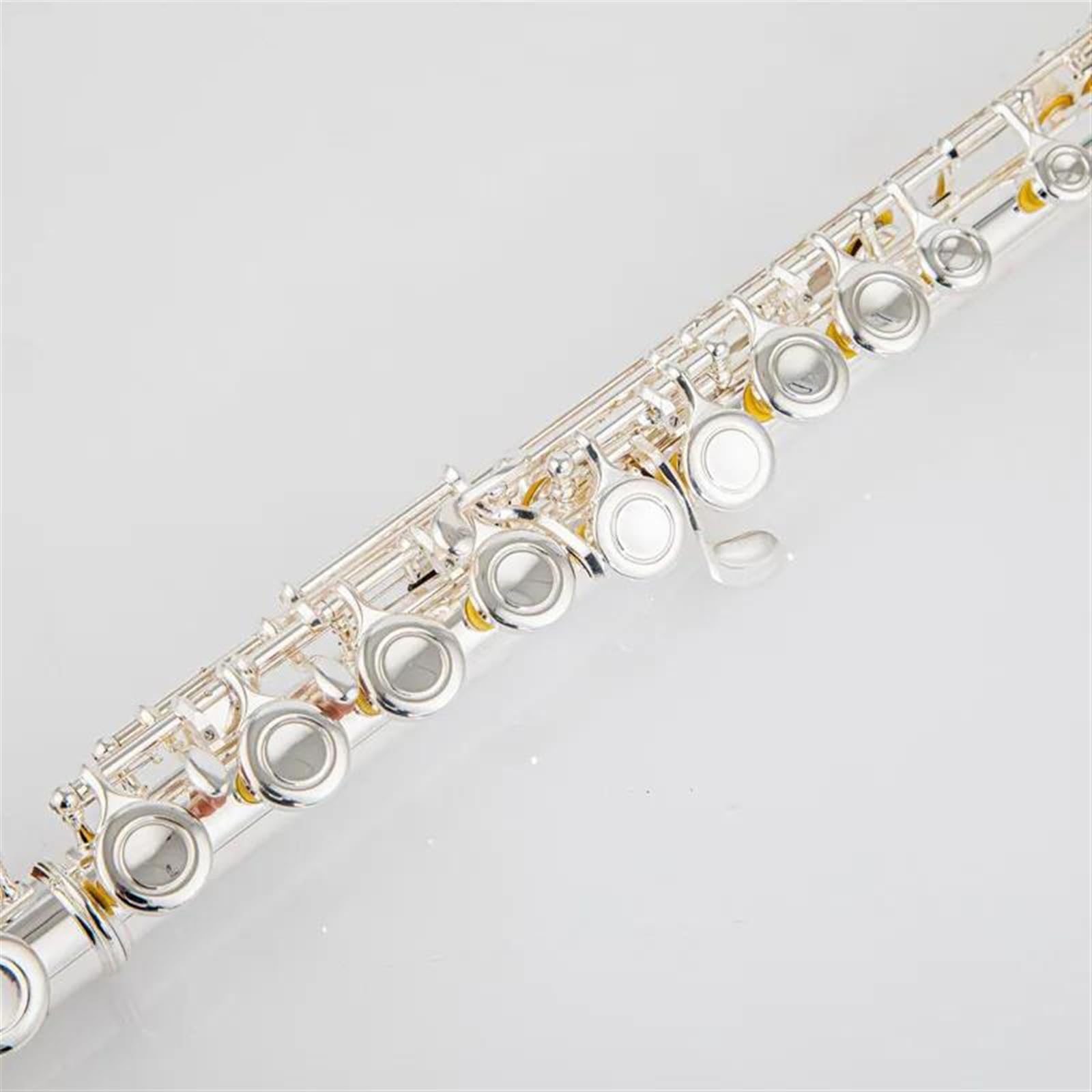 Professional Japanese Cupronickel Flute in C Key - 17 Hole Silver Plated Musical Instrument with Case | Perfect for Performances, Practice & Music Education