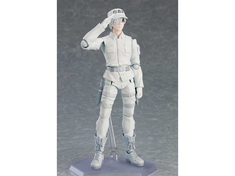 Figma #489 White Blood Cell (Neutrophil) from Cells at Work! Anime Figure - Perfect for Anime Fans, Collectors & Science Enthusiasts | Display, Gift & Cosplay Prop