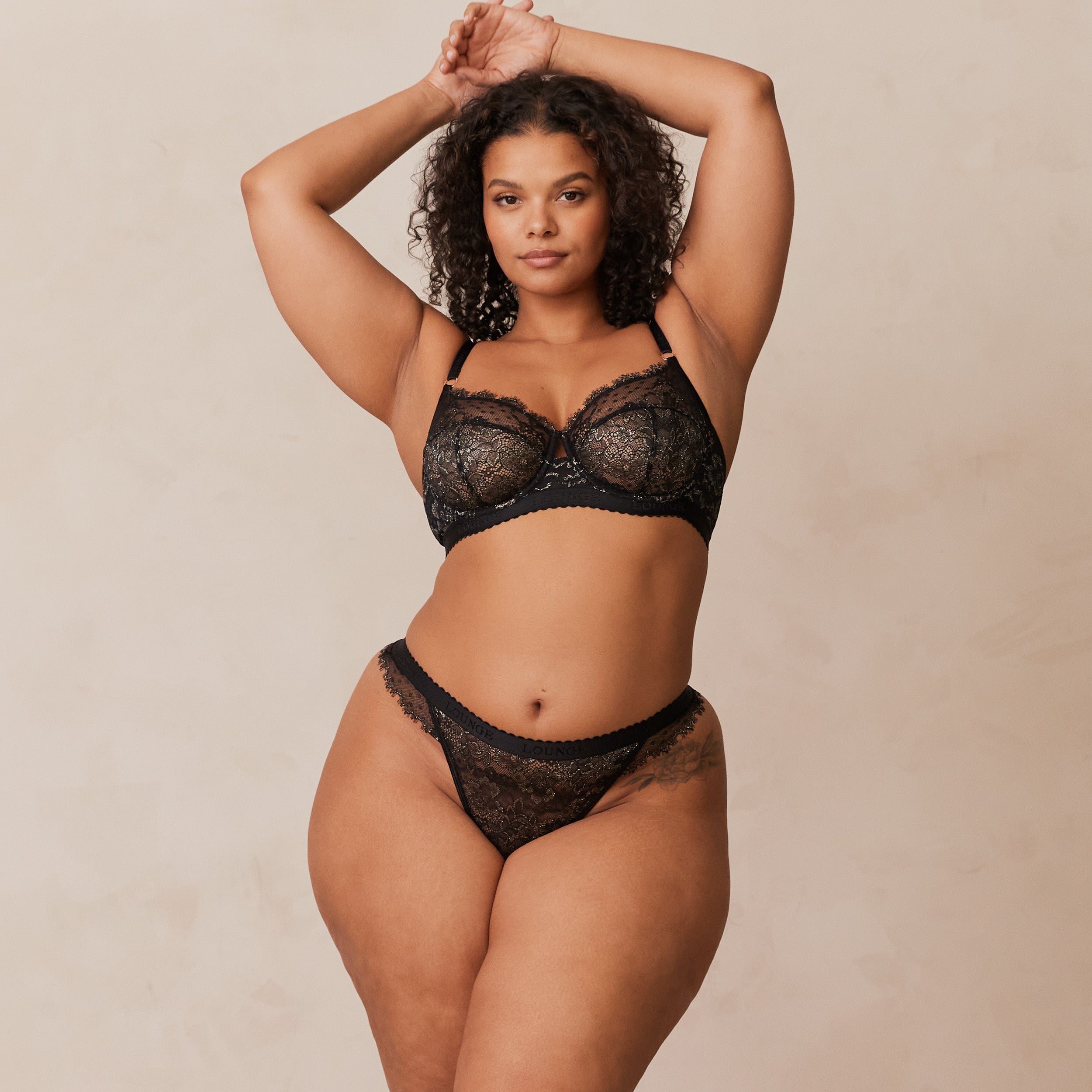 Desire Balcony Bra - Black Lace Underwire Push Up Bra for Women - Perfect for Everyday Wear, Date Nights & Special Occasions
