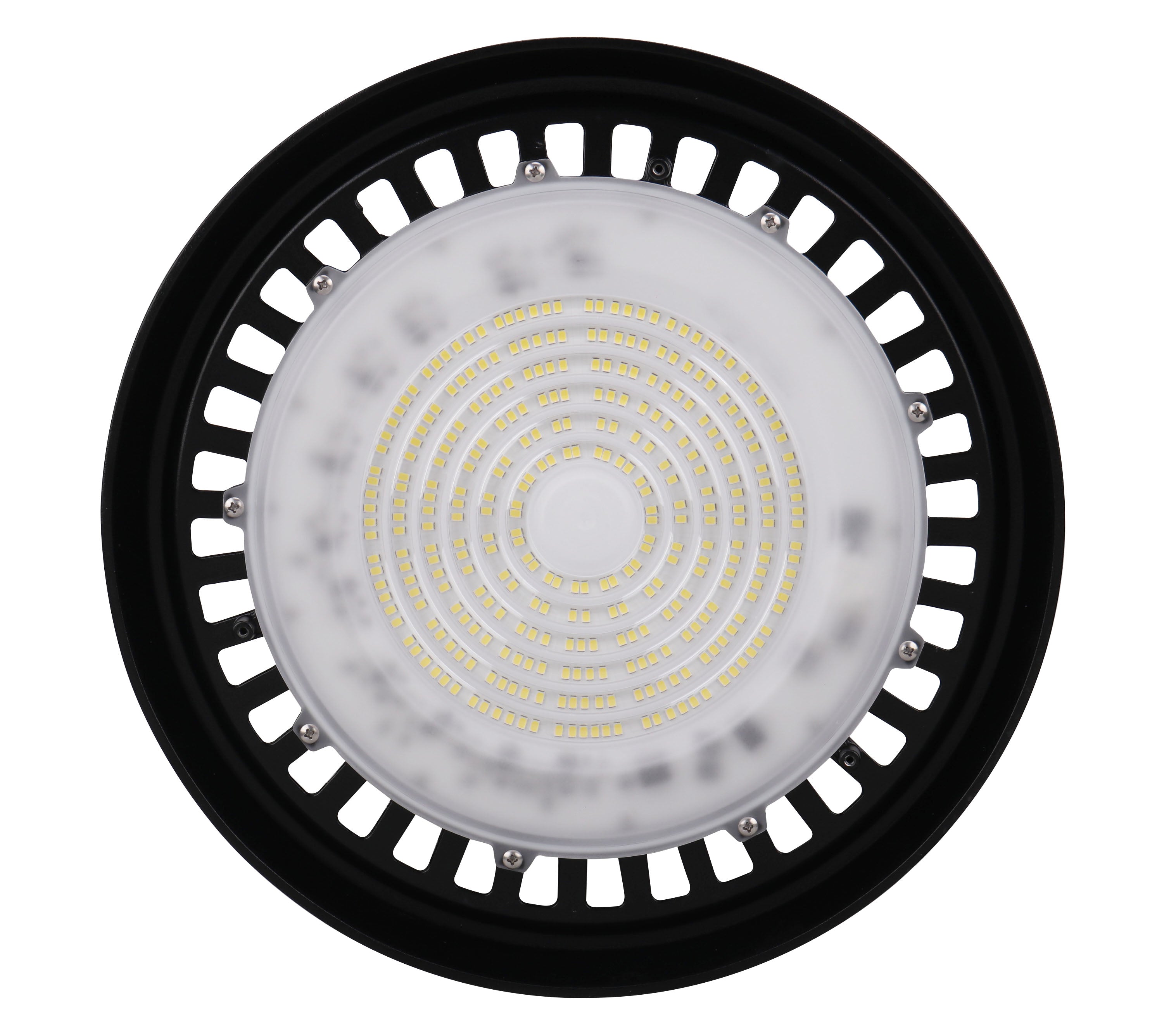 200W LED High Bay Light - 4 Pack, 22,000 Lumens, Slim UFO Design with Hook Mount - UL Listed - Perfect for Warehouses, Garages & Industrial Spaces