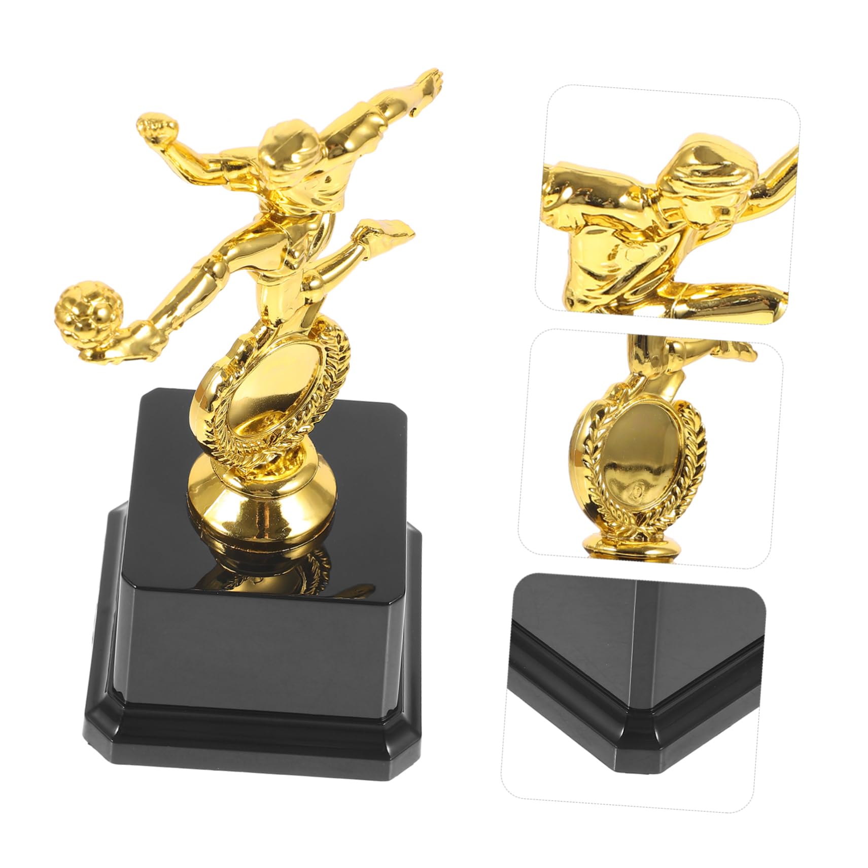 SWAYVES Compact Soccer Trophy - Award for Athletes, Football Players & Sports Champions - Perfect for Tournaments, School Events & Team Recognition