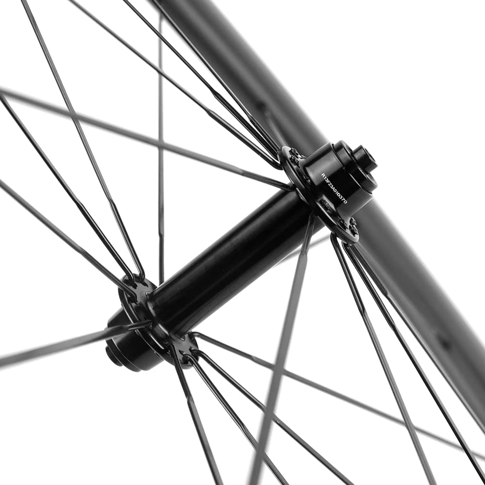 Superteam 700C Carbon Clincher Bike Wheelset - 38mm/50mm/60mm/88mm UD Matte, 25mm Width - Lightweight & Durable for Road Racing & Triathlon Training