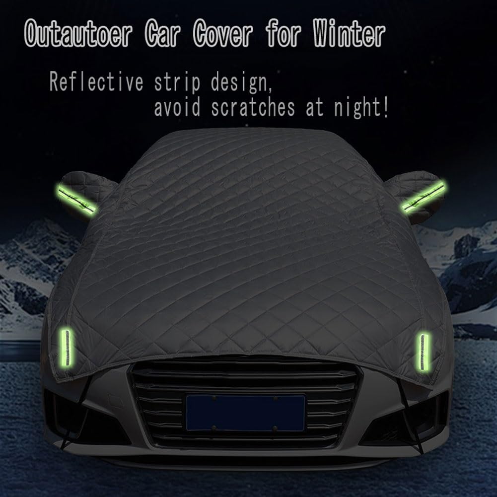 Outautoer Hail Protector Car Cover for Kimera EVO37 2021 Coupe - Thicken Windshield Hail Blankets, Waterproof All Weather Car Cover for Sun, Ice, Snow Protection - Ideal for Extreme Weather and Long-Term Parking