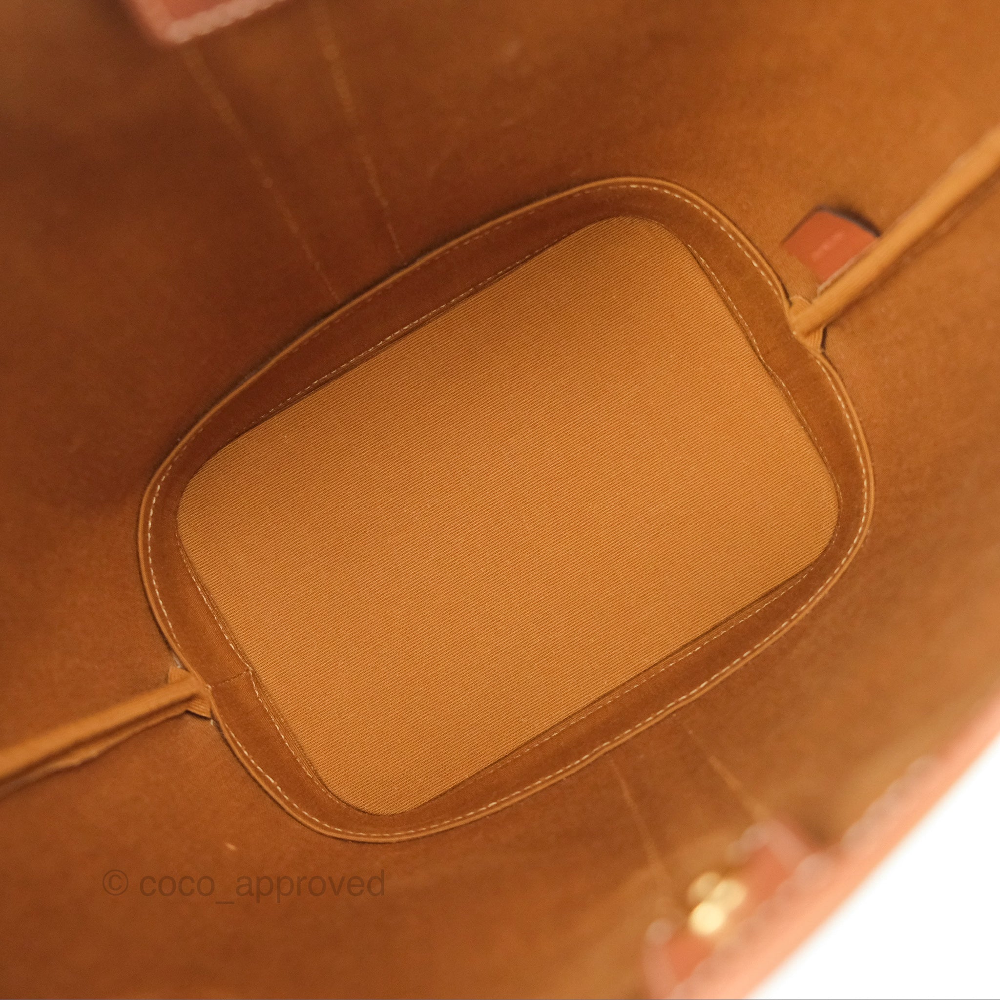Celine Small Bucket Bag in Triomphe Canvas & Tan Calfskin Leather - Perfect for Everyday Use, Work & Travel