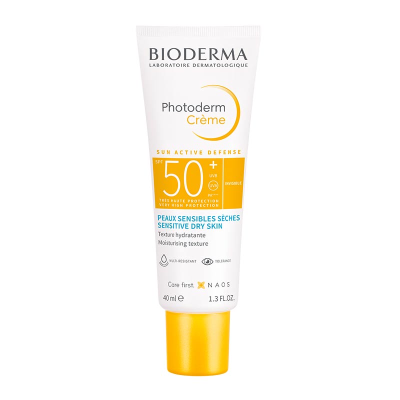 Bioderma Photoderm SPF 50+ Sunscreen Cream for Face & Body - UV Protection for Sensitive Skin | Daily Use, Outdoor Activities & Beach Vacation