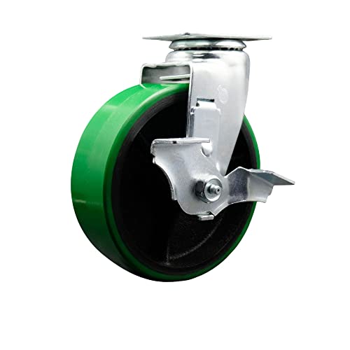 Swivel - Top Lock Brake - Green