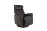 Premium Fjords Harstad Recliner Chair - Genuine Top Grain Leather, Ergonomic Design for Ultimate Comfort - Perfect for Living Room, Home Theater & Office Relaxation