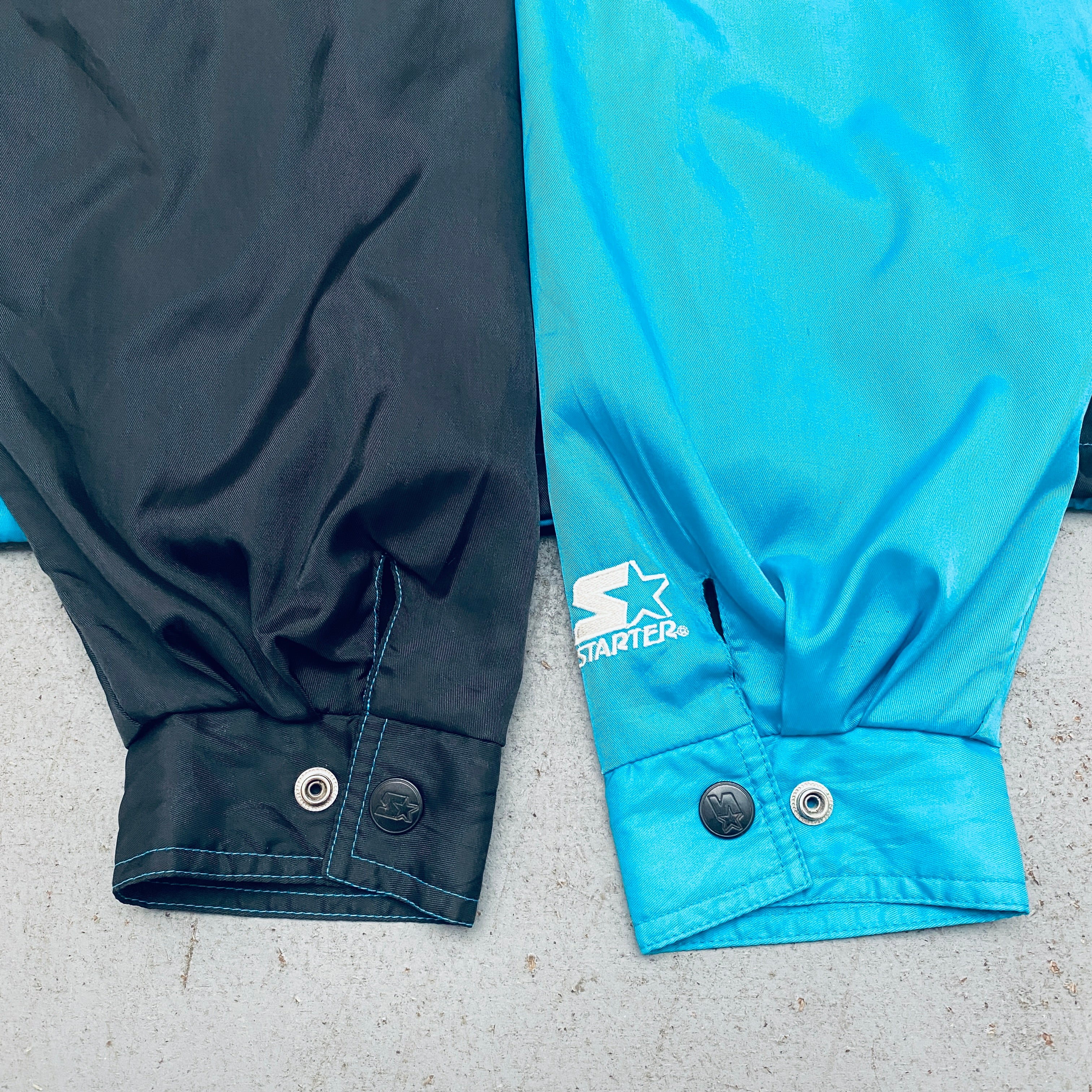 San Jose Sharks 1993 Satin Full-Zip Lightweight Starter Jacket - Men's Large/XL - Vintage NHL Hockey Fan Apparel for Game Day & Casual Wear