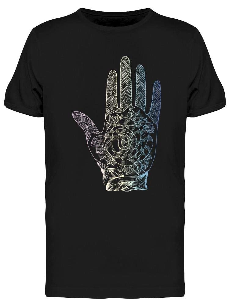 Smartprints Beautiful Rose & Patterns T-Shirt for Men - Stylish Casual Wear for Everyday Outfits & Date Nights