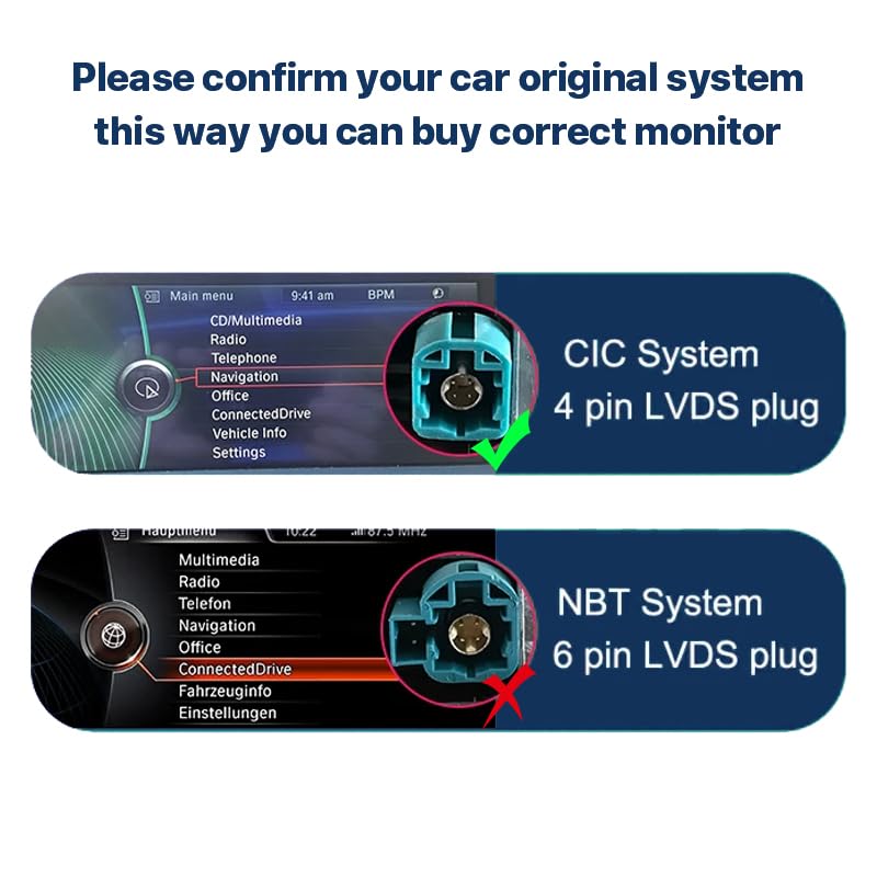 Android 13 Wireless CarPlay Stereo for BMW X3 F25 X4 F26 (2011-2013) | CIC System GPS Navigation Head Unit with DSP | Perfect for Commuting & Road Trips