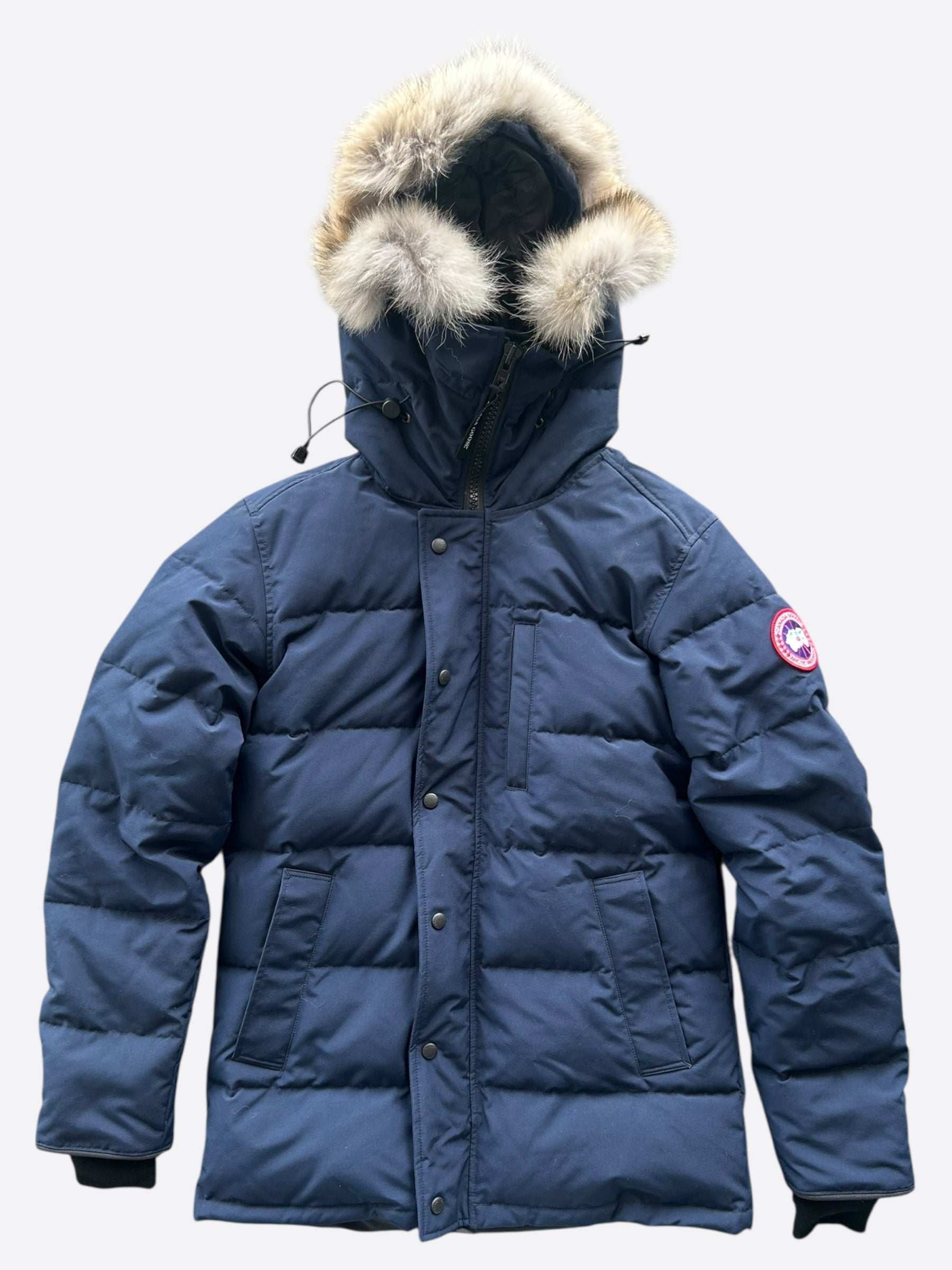 Canada Goose Atlantic Navy Carson Men's Waterproof Winter Jacket - Warm Windproof Parka for Cold Weather, Outdoor Activities & Urban Style