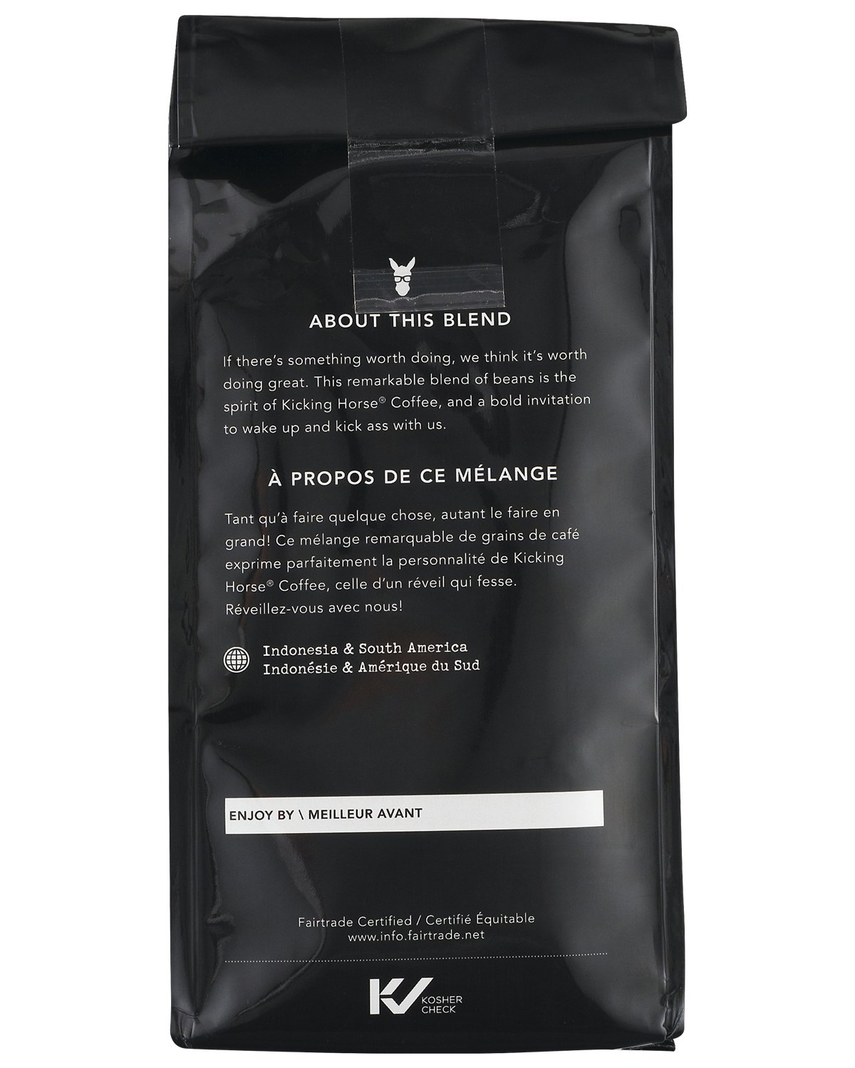 Kicking Horse Coffee Decaf Dark Roast Whole Bean & Ground Coffee Bundle - 10 Oz | Organic Fair Trade Swiss Water Process Decaffeinated Coffee | Perfect for Home Brewing, Office Use & Gifts