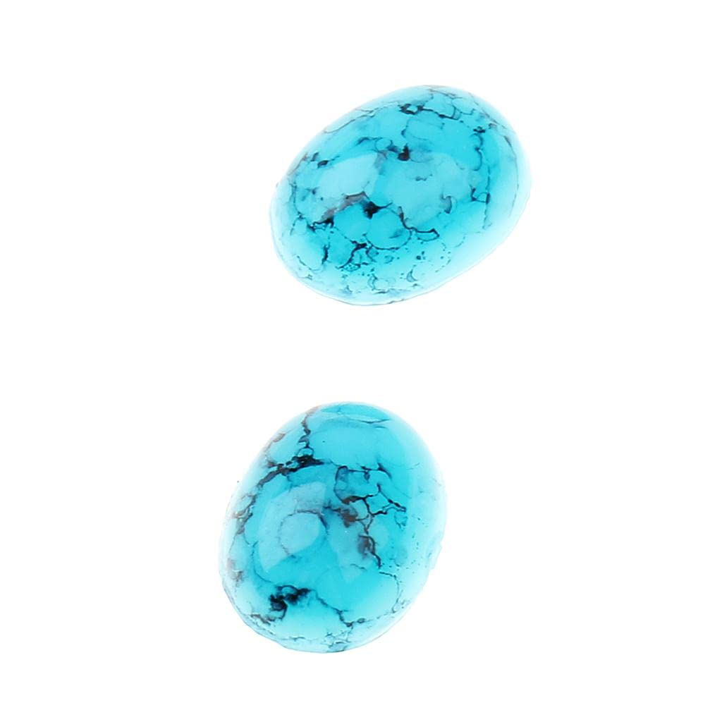 3D Nail Art Stickers - DIY Glitter Decals for Nails | Oval Diamond Shaped Blue Rhinestones | Perfect for Manicures, Nail Extensions & Salon Designs