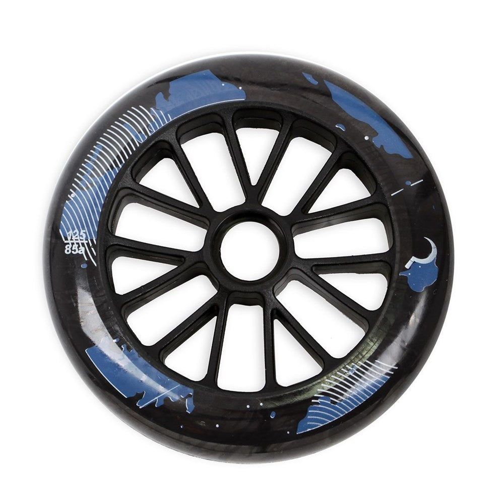 Ground Control UR Galaxy 125mm Inline Skate Wheels - 6 Pack Set for Aggressive Skating & Park Performance