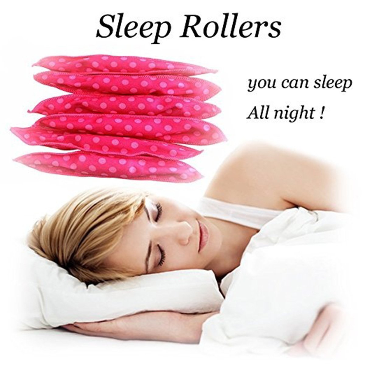 Herklotzn 10PCS Soft Foam Hair Rollers for Overnight Curls - Flexible Sponge Hair Styling Rollers for DIY Beach Waves & Natural Curls | Perfect for Sleep, Travel & Home Hair Styling