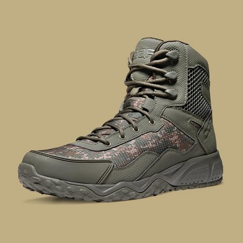 Side Zip Pixel Camo Green