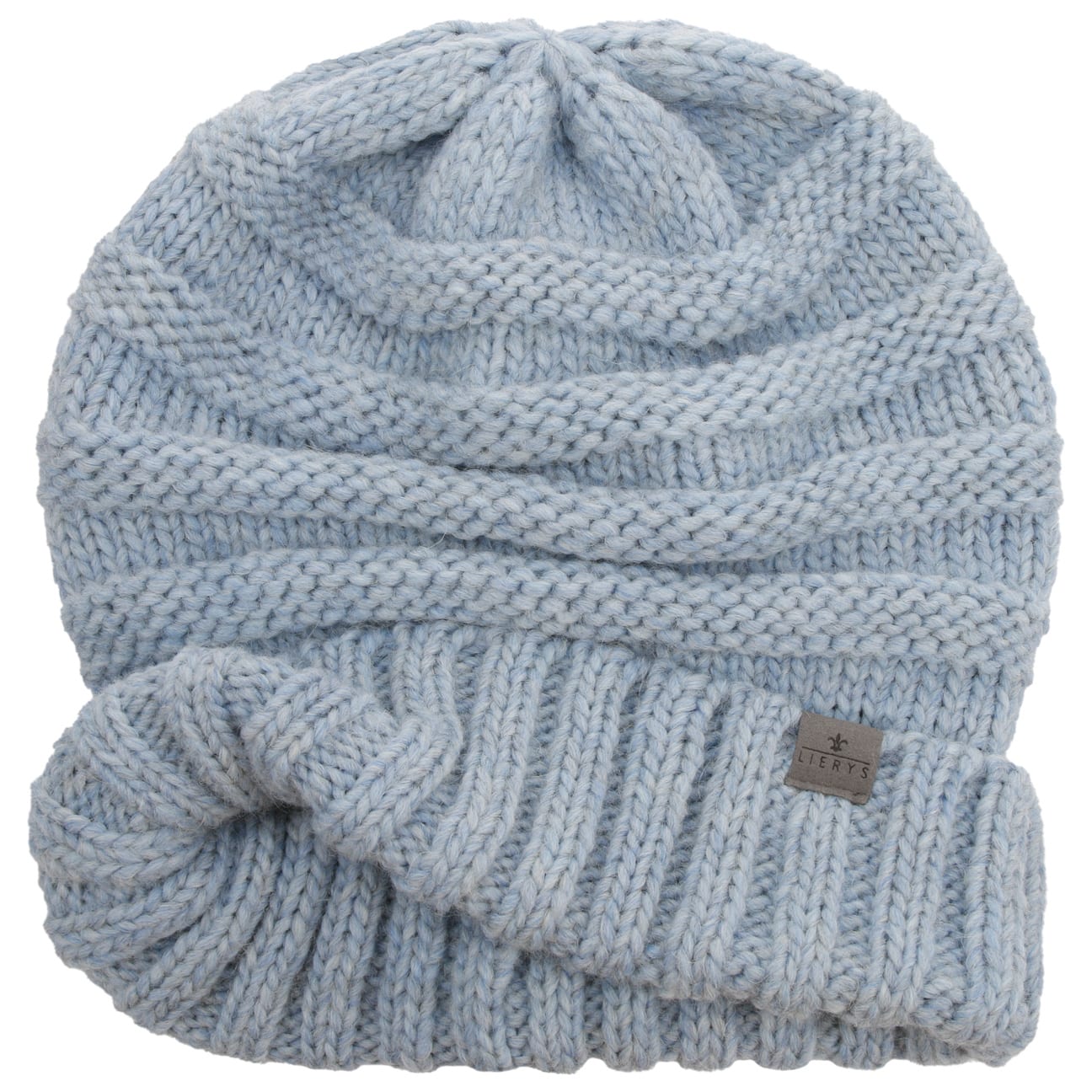 Lierys Long Beanie Knit Hat for Men & Women - Winter Warm Stretchy Slouchy Beanie - Cozy Soft Ribbed Knit Cap for Cold Weather - Perfect for Skiing, Hiking, and Outdoor Activities