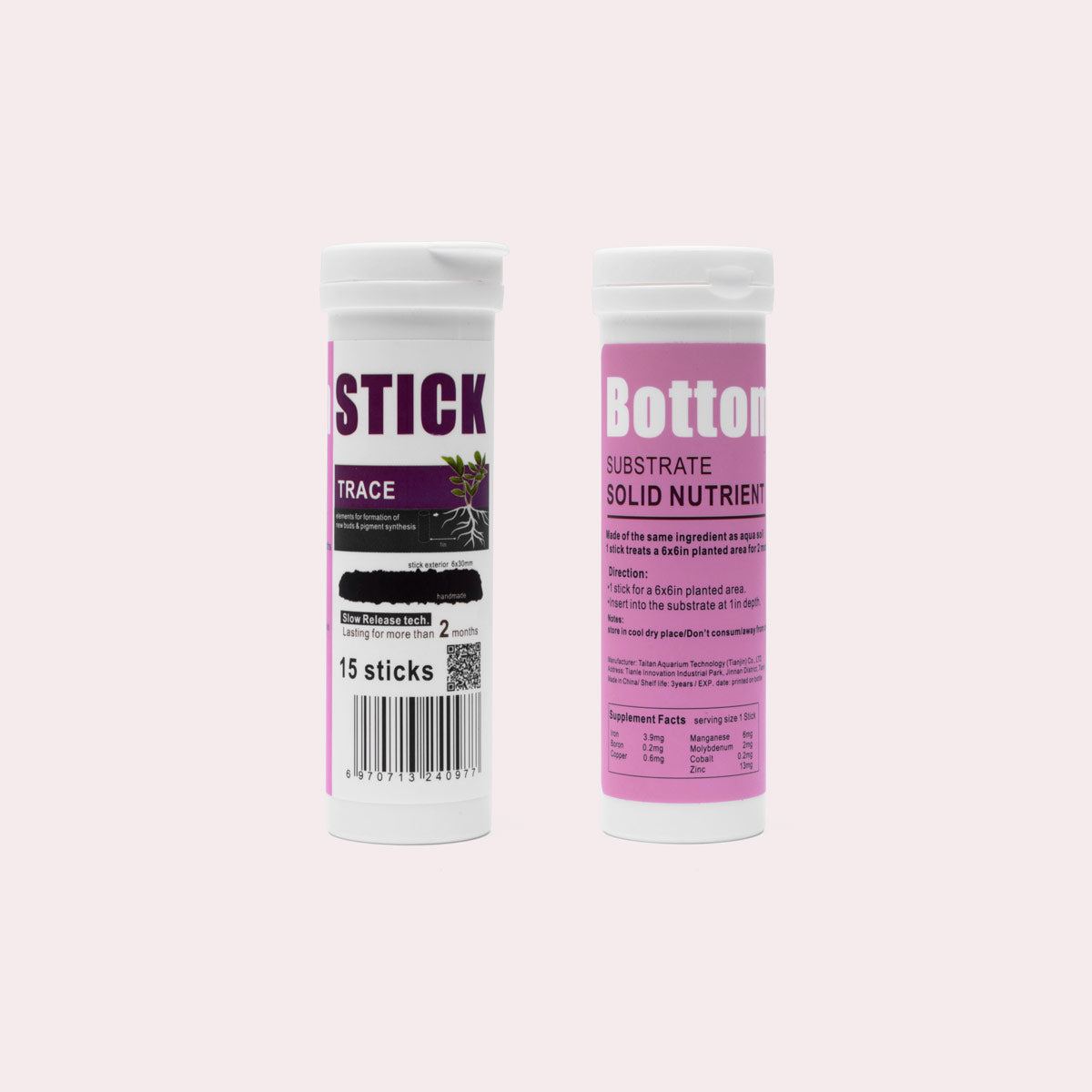 Dr. Tank Trace Nutrient Sticks - Premium Aquarium Plant Fertilizer for Healthy Growth | Ideal for Freshwater Tanks, Aquatic Plants & Fish Tanks