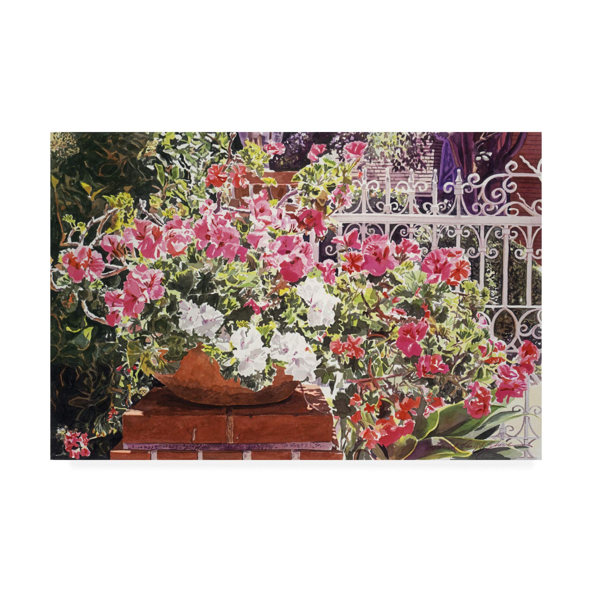 David Lloyd Glover Tangled Terra Cotta Pot Fine Art Print 16x24 - Perfect for Home Decor, Office Wall Art & Gift Ideas