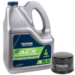 Textron Off Road ACX 0W-40 Synthetic Oil Change Kit - Replacement for Part-2436-689 - 1 Gallon - Compatible with 2018-2019 Wildcat XX - Ideal for Off-Road Vehicle Maintenance & Performance Upgrades