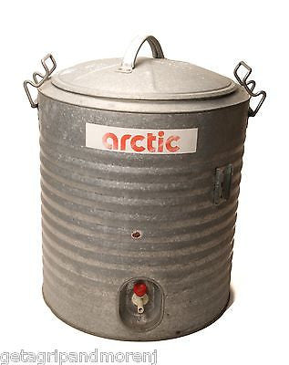 ARTIC 5 Gallon 22 Inch Insulated Cooler - Vintage Style Outdoor Picnic, Camping & Beach Essentials - Perfect for BBQs, Tailgating & Summer Parties