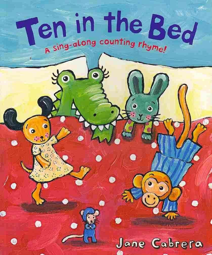 10 in the Bed - Soft Plush Stuffed Animals for Kids | Cute Nursery Decor & Bedtime Story Companion | Perfect for Toddler Gifts, Room Decorations & Imaginative Play