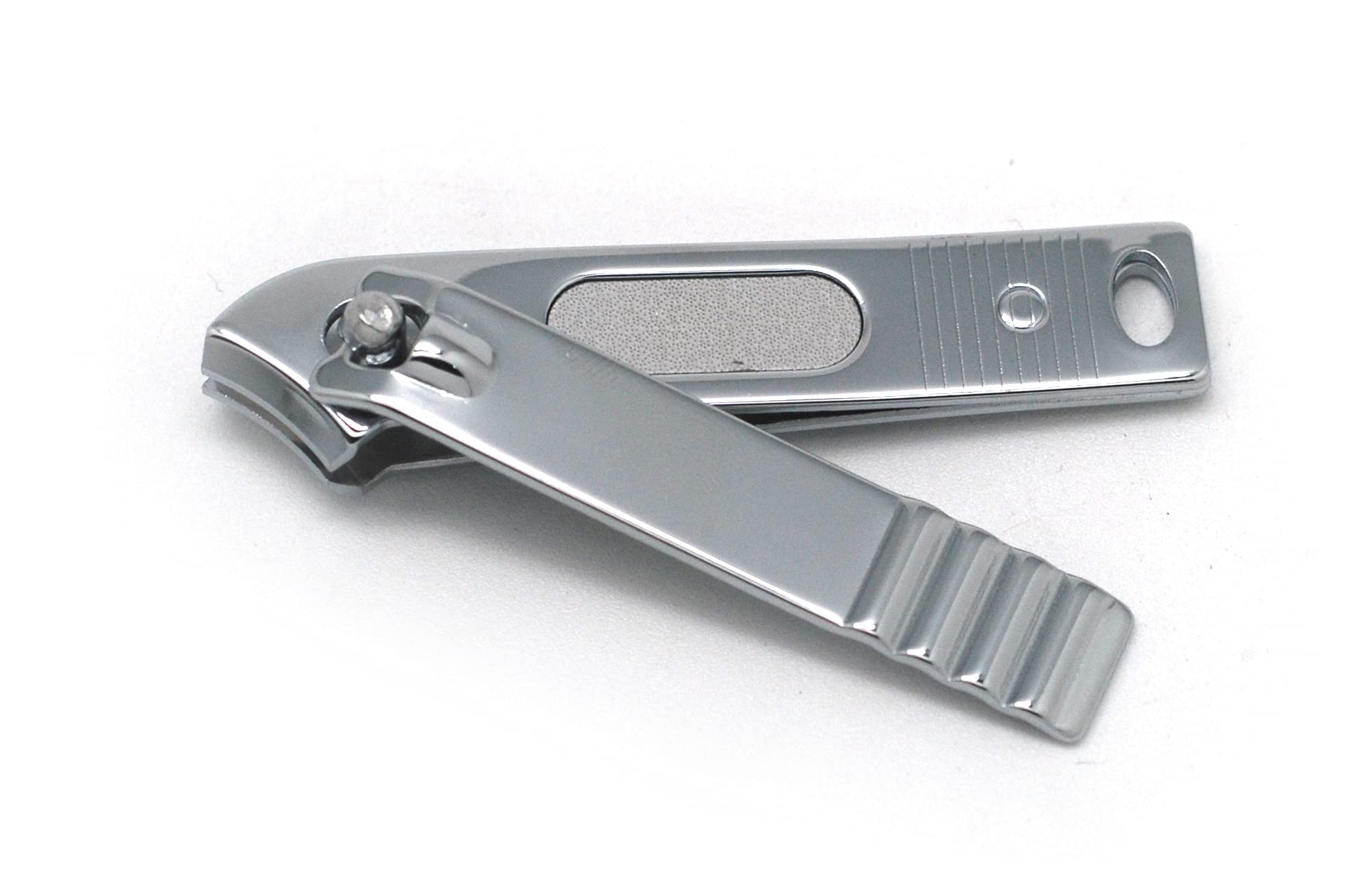 Premium Stainless Steel Nail Clipper Set with Contoured Slant Blades & Laser File - Safe & Easy Nail Trimming for Women, Men & Kids - Perfect for Home, Travel, and Salon Use