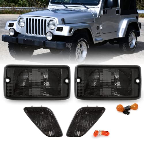 97-06 Wrangler TJ Smoke Signal+Side Marker+4 Bulbs
