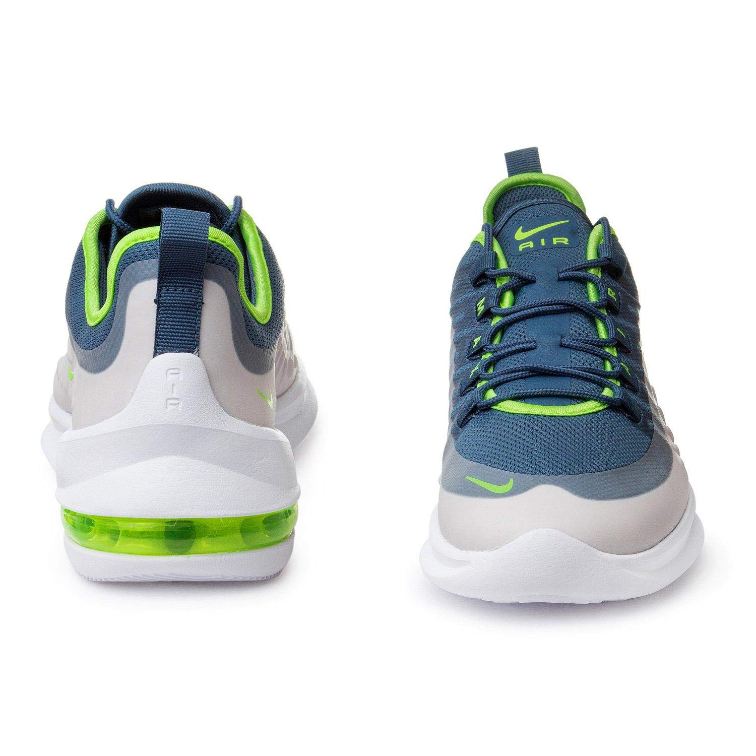 Nike Men's AIR MAX AXIS Running Shoes - White/Ghost Green Thunderstorm - Size 10.5 - Lightweight Cushioned Sneakers for Jogging, Gym & Casual Wear