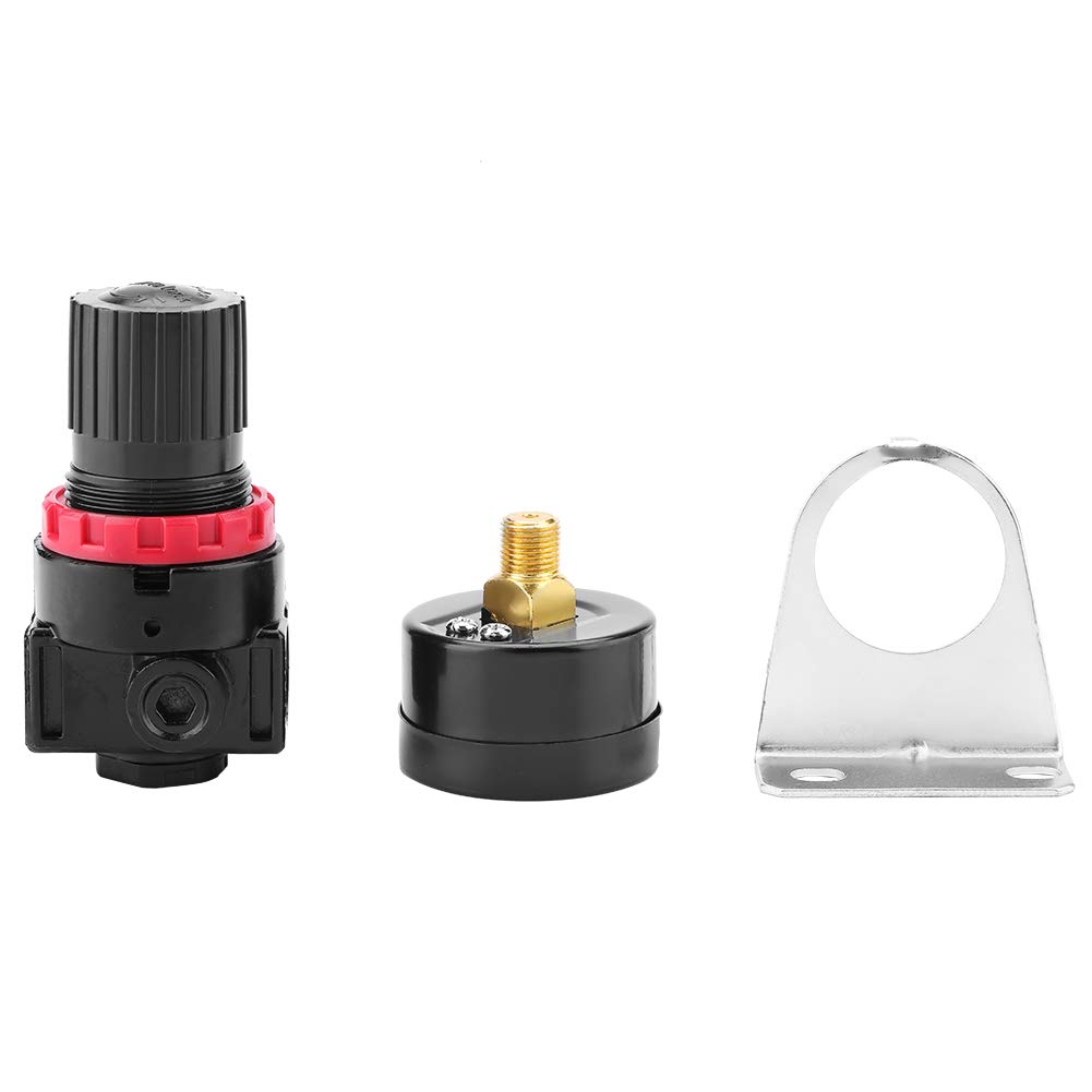 AR2000 Air Compressor Pressure Regulator with Gauge & Water Trap - Precision Air Control for Compressors & Pneumatic Tools - Ideal for Automotive, Industrial & Workshop Applications