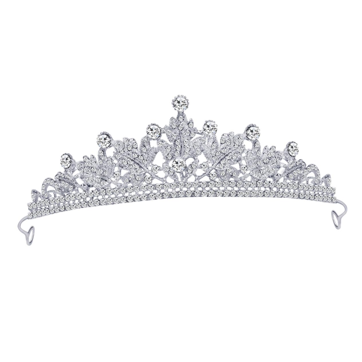 Elegant 3-Piece Rhinestone Bridal Headband Set for Women – Pearl Tiara Crown & Hair Accessories for Wedding, Prom, and Fairytale Princess Themed Events | Perfect for Brides, Bridesmaids, and Special Occasions