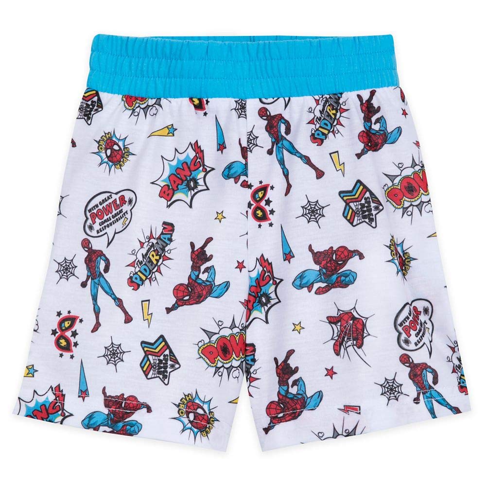 Marvel Spider-Man Boys' Pajama Set - Soft Cotton Short Sleeve Sleepwear for Kids | Perfect for Bedtime, Sleepovers & Superhero Adventures