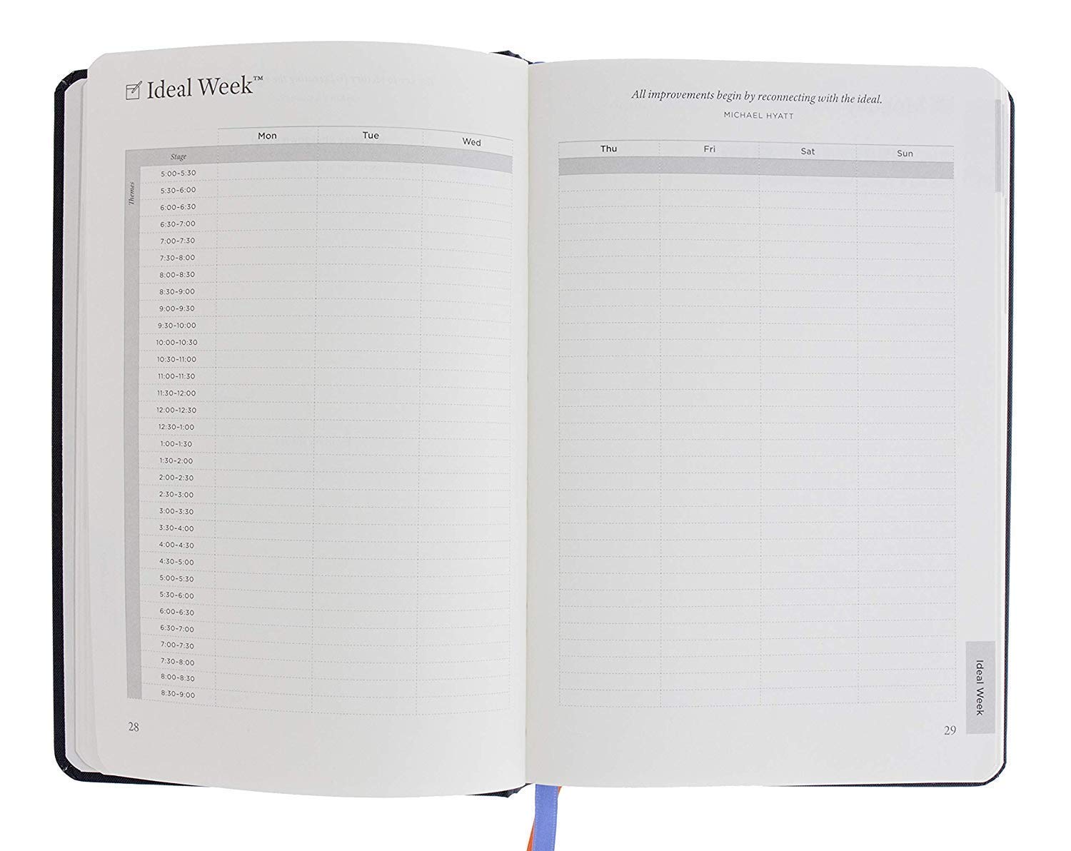 Full Focus Planner 2019 - Premium Black Hardcover Daily Planner & Productivity Journal for Goal Setting, Time Management - Perfect for Professionals, Students & Entrepreneurs