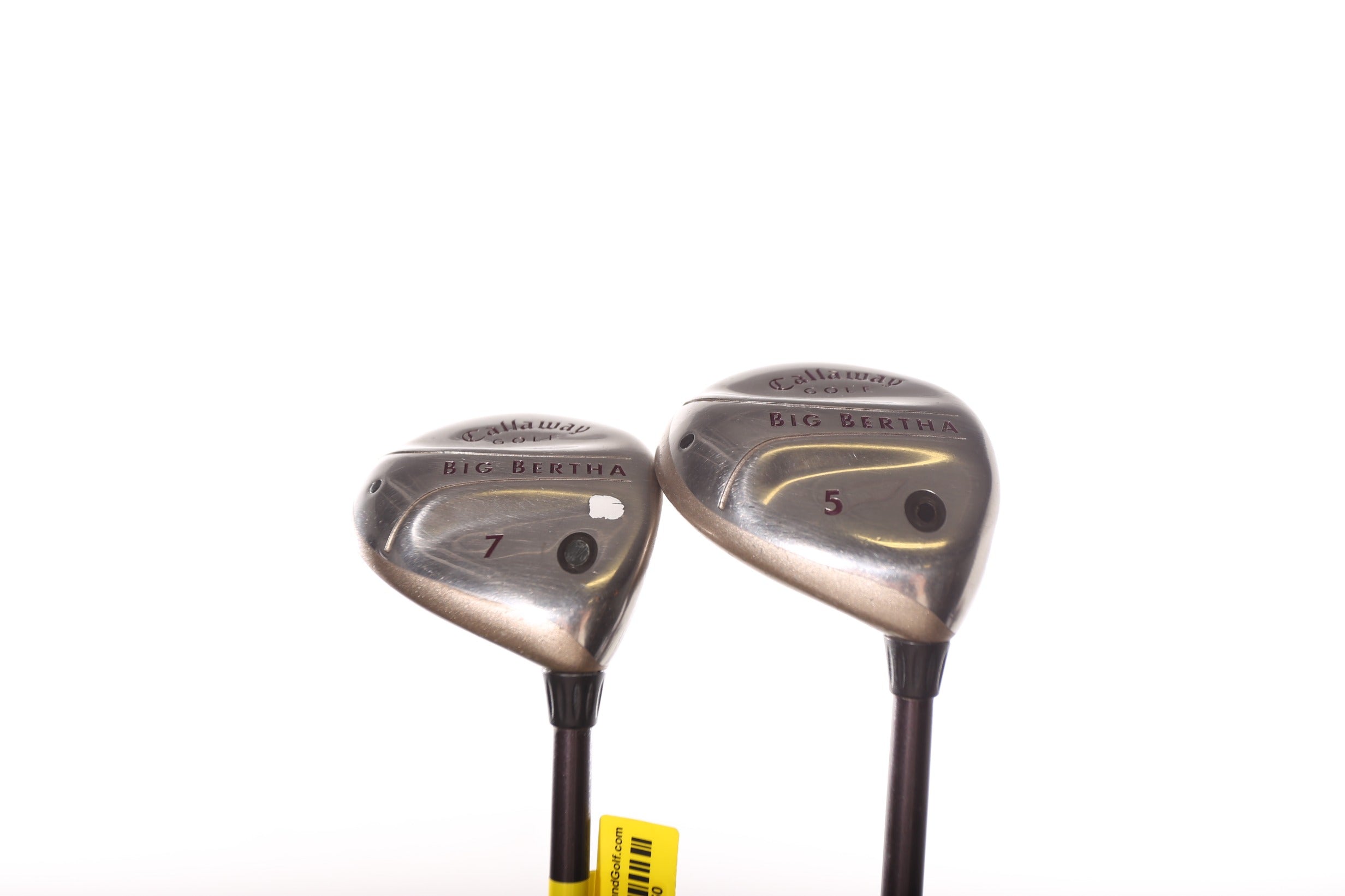Used Callaway Big Bertha 2004 Golf Wood Set - Right Handed 5W & 7W Ladies Flex - Perfect for Women Golfers & Beginners on the Course