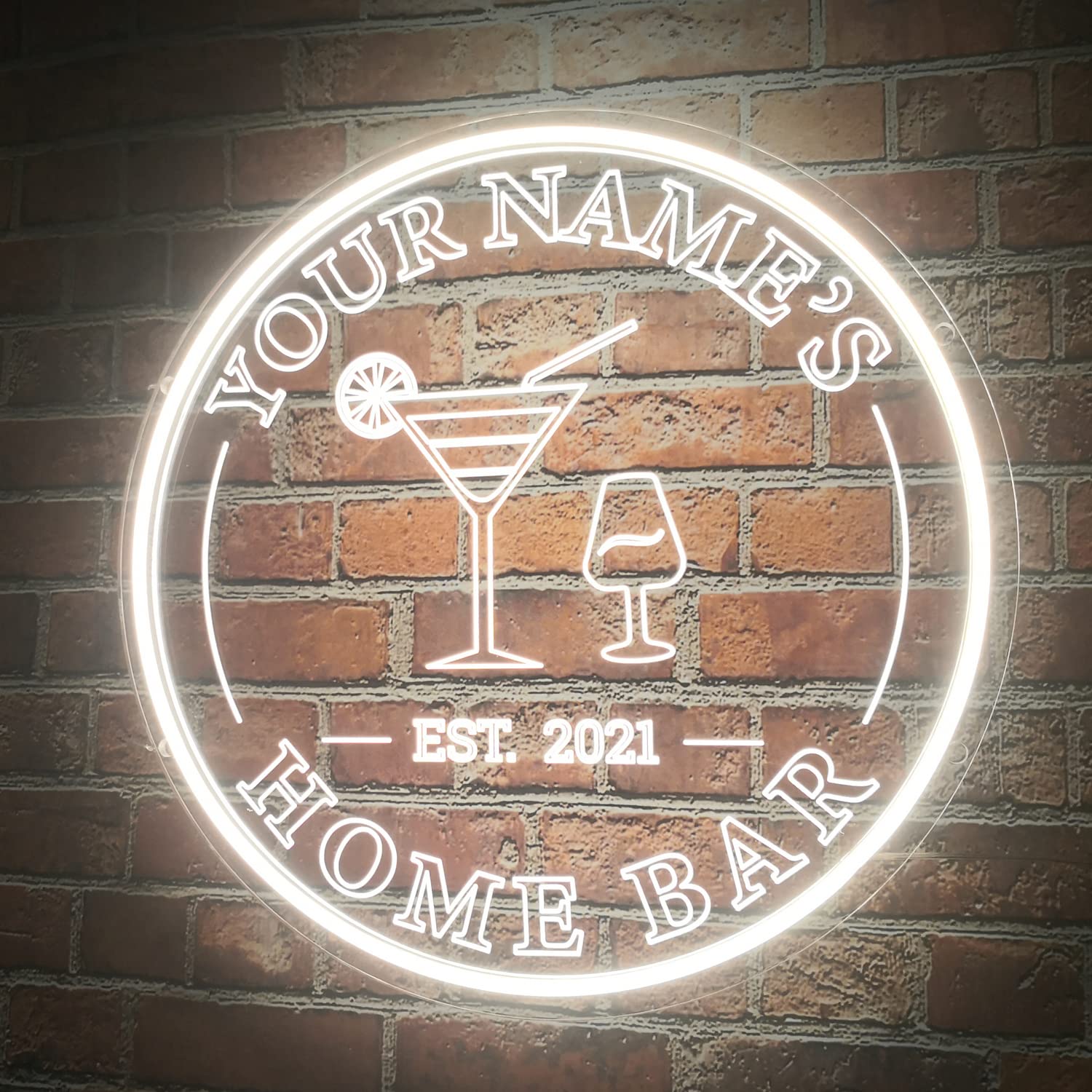 Custom NOXTROND Neon Beer Bar Sign - Personalized LED Wall Light for Pubs, Bistros & Man Caves - 16