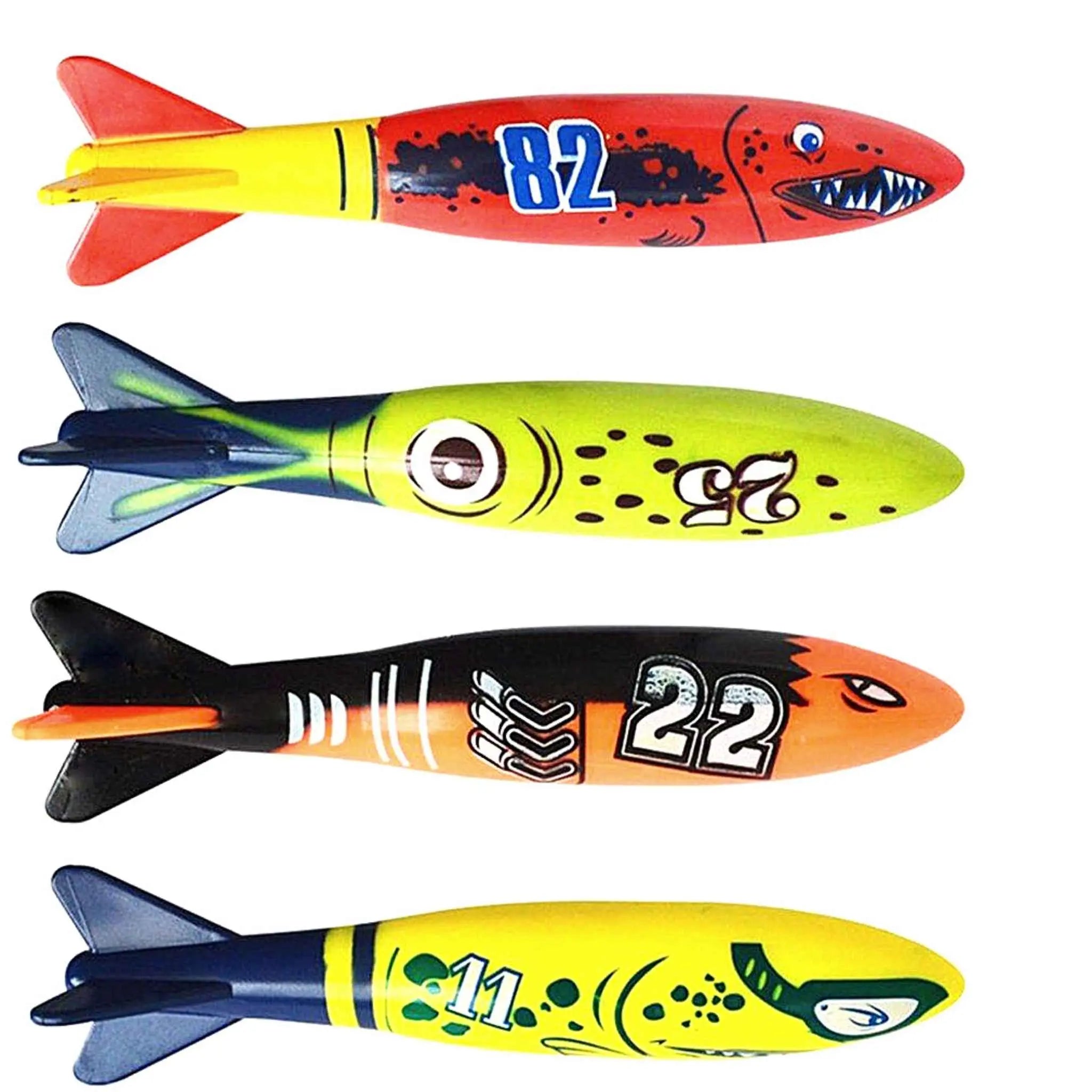 Best Kids Torpedo Swimming Toys for Pool & Beach - Fun Diving Swim Torpedo for Children - Perfect for Summer Water Games, Swimming Lessons & Outdoor Play