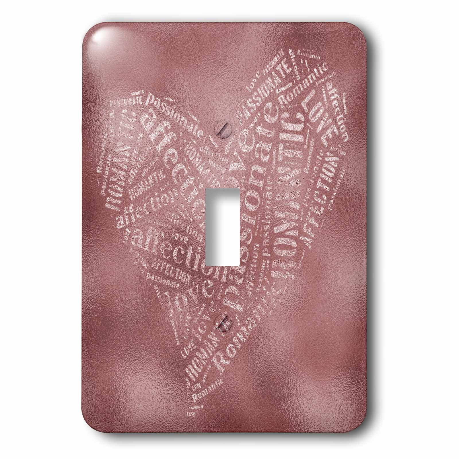 3D Rose Light Switch Cover - Decorative for Home & Office
