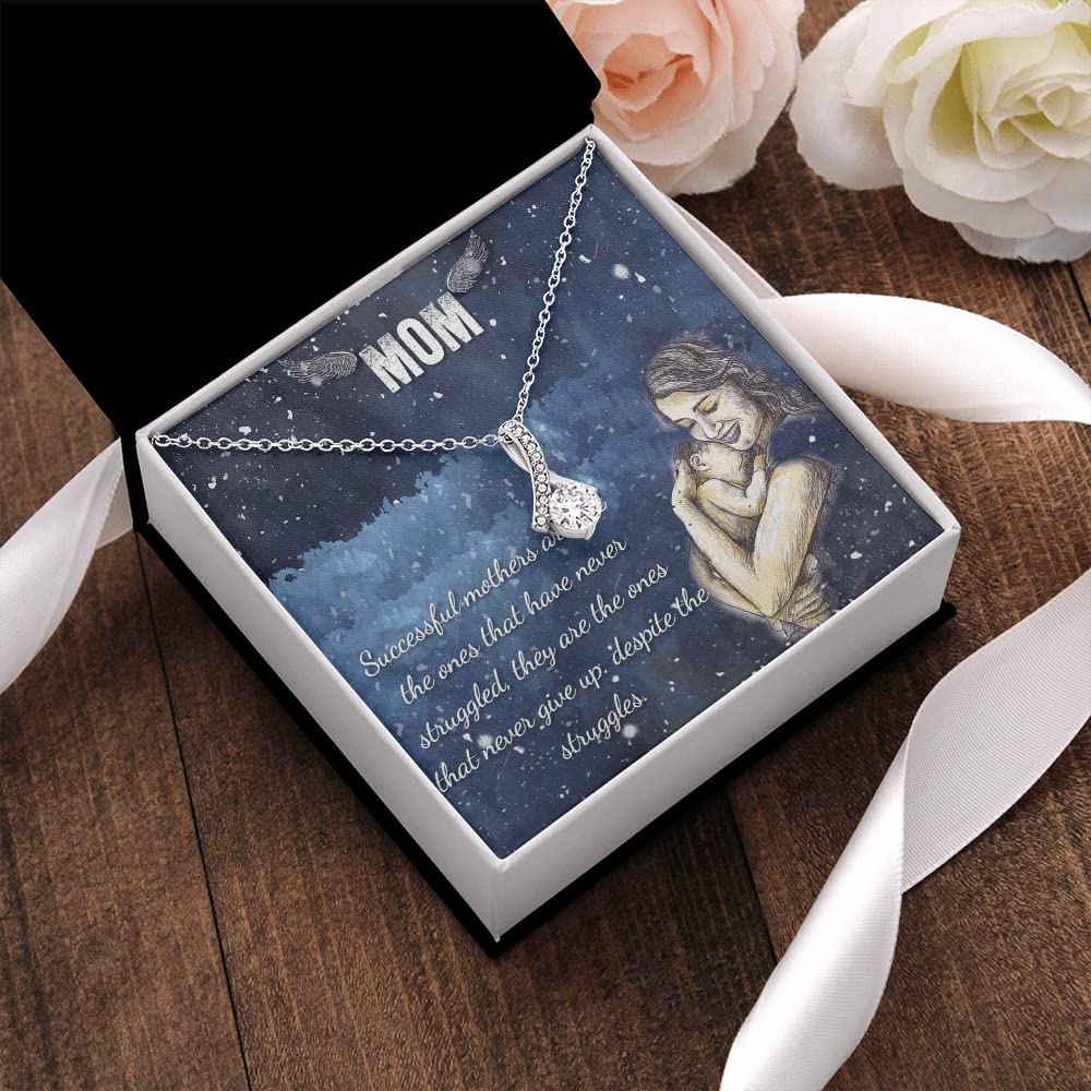Best Mom Gift Necklace - Elegant Jewelry for Mother's Day, Birthday, Anniversary - Perfect Present for Mom, Wife, Daughter - Ideal for Special Occasions & Everyday Wear