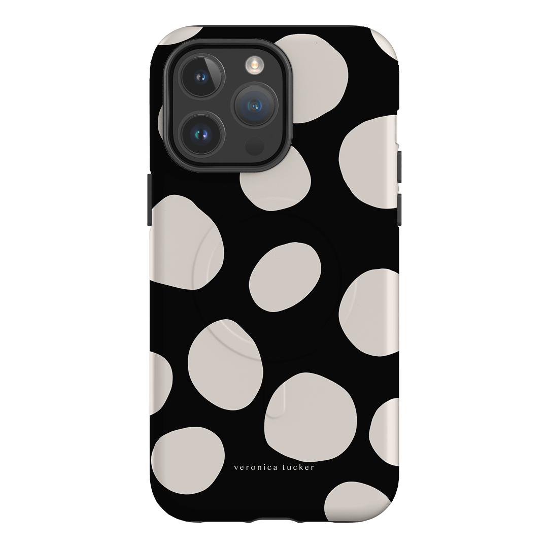 Premium Pebbles Noir Phone Case - Slim Protective Cover for iPhone & Samsung - Perfect for Everyday Use, Travel & Outdoor Activities