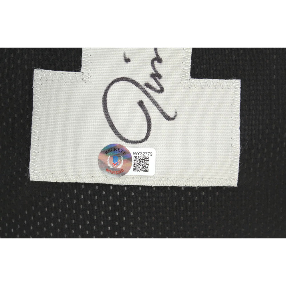 Jim Plunkett Autographed Oakland Raiders Black Jersey - BAS COA Certified - Signed Vegas MVP Inscription - Perfect for NFL Memorabilia Collectors, Sports Fans & Game Day Display