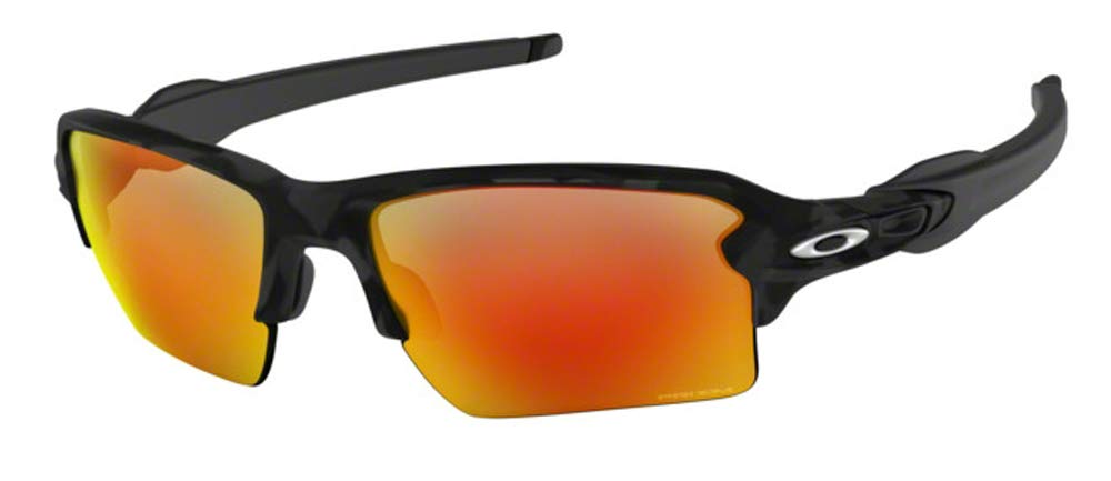 Oakley Flak 2.0 XL OO9188 Polarized Sunglasses for Men - Premium UV Protection Sports Shades with Oakley Leash & iWear Eyewear Kit - Ideal for Running, Cycling & Outdoor Activities
