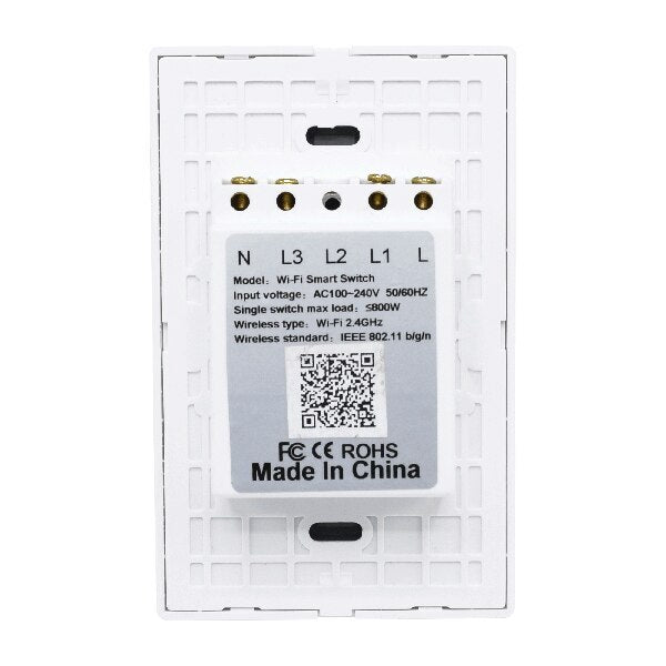 Smart Double Switch for Home - WiFi Light Switch for Smart Home Automation, Voice Control with Alexa & Google Assistant - Perfect for Living Room, Bedroom, and Kitchen Lighting