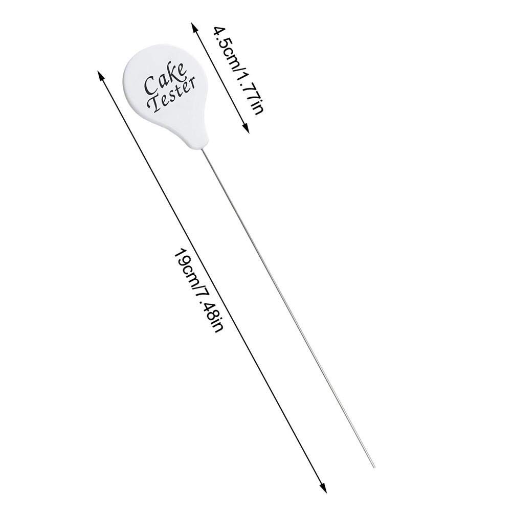 Stainless Steel Cake Tester - Reusable Metal Probe Needle for Baking Muffins, Bread & Cakes | Perfect for Home Bakers & Professional Chefs | Essential Kitchen Tool for Testing Doneness & Perfect Baking Results