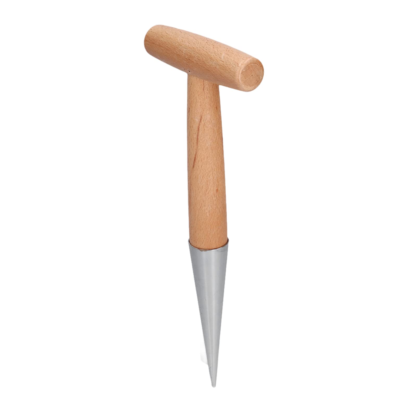 Premium T-Shaped Dibber Garden Tool - Sharp Bulb Planter for Easy Transplanting & Ripping | Rustproof & Portable | Perfect for Planting Bulbs, Seedlings & Garden Bed Preparation